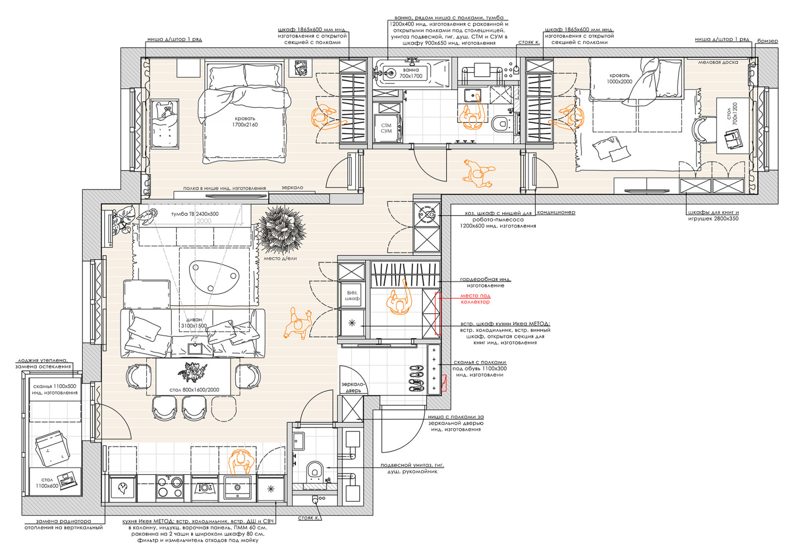 ЖК Настроение, Москва, 80 кв.м.
