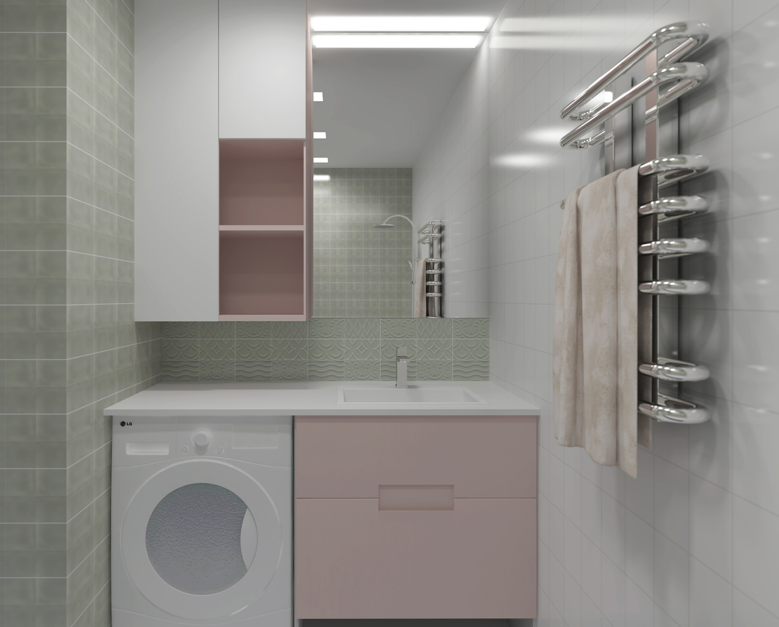 Двух комнатная квартира для девушки