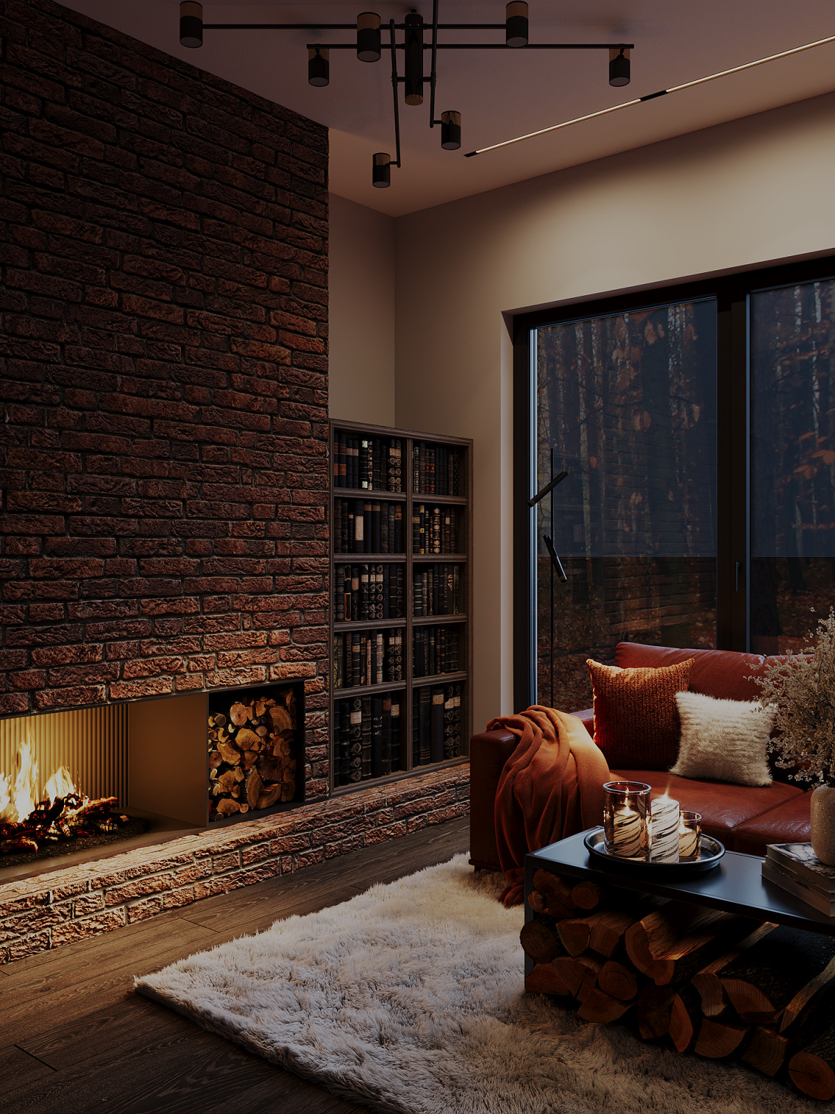 Гостиная в доме