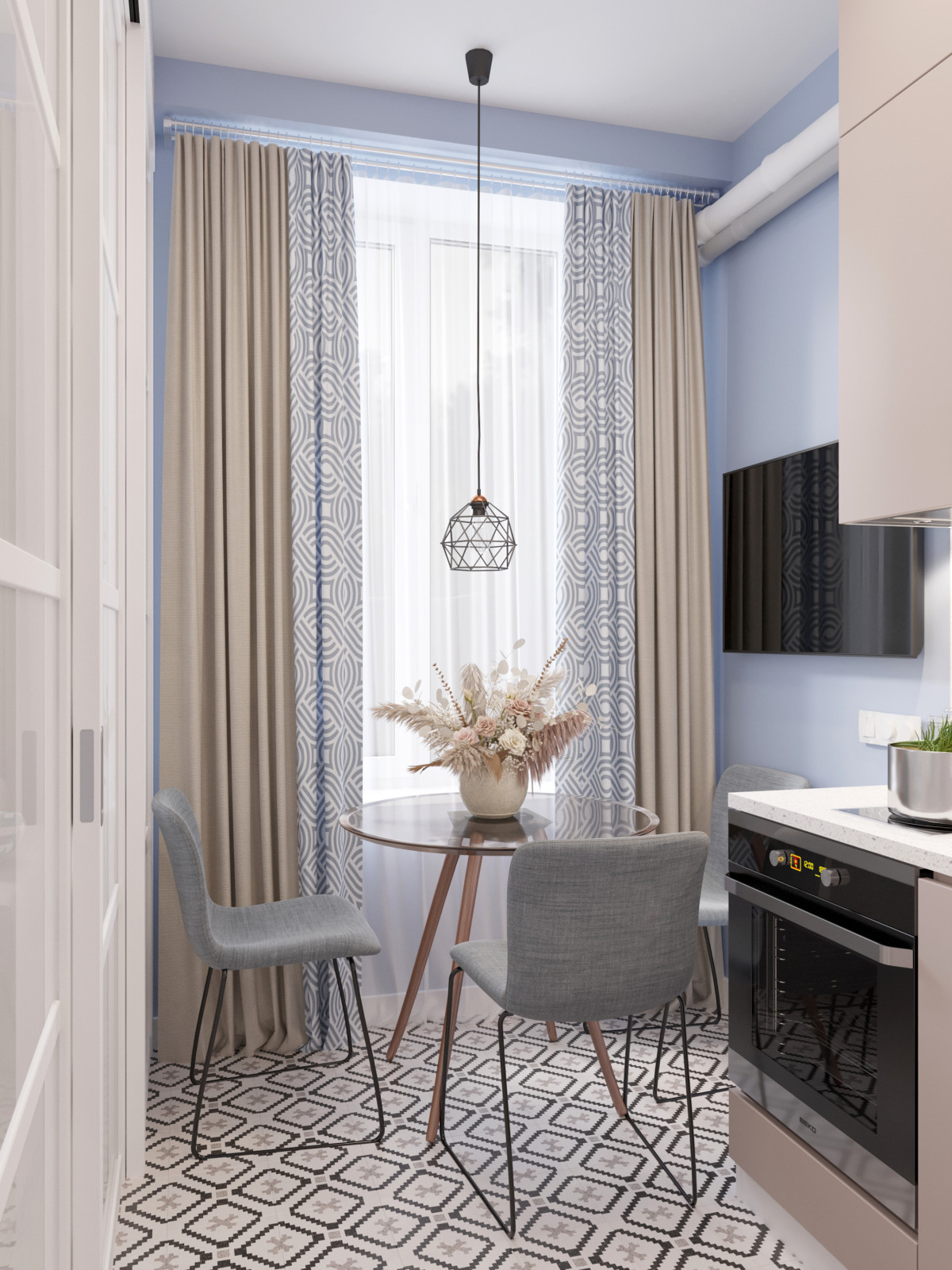 Обложка проекта: Дизайн квартиры-студии в Сочи