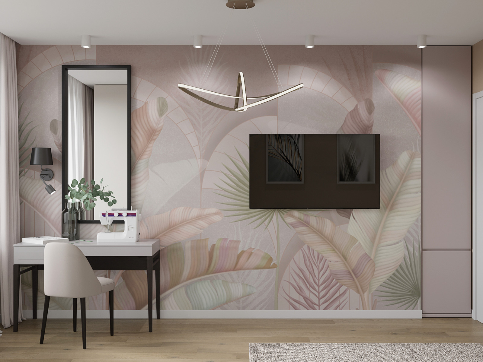 ЖК Новое Купчино, 105м.кв. Современный стиль