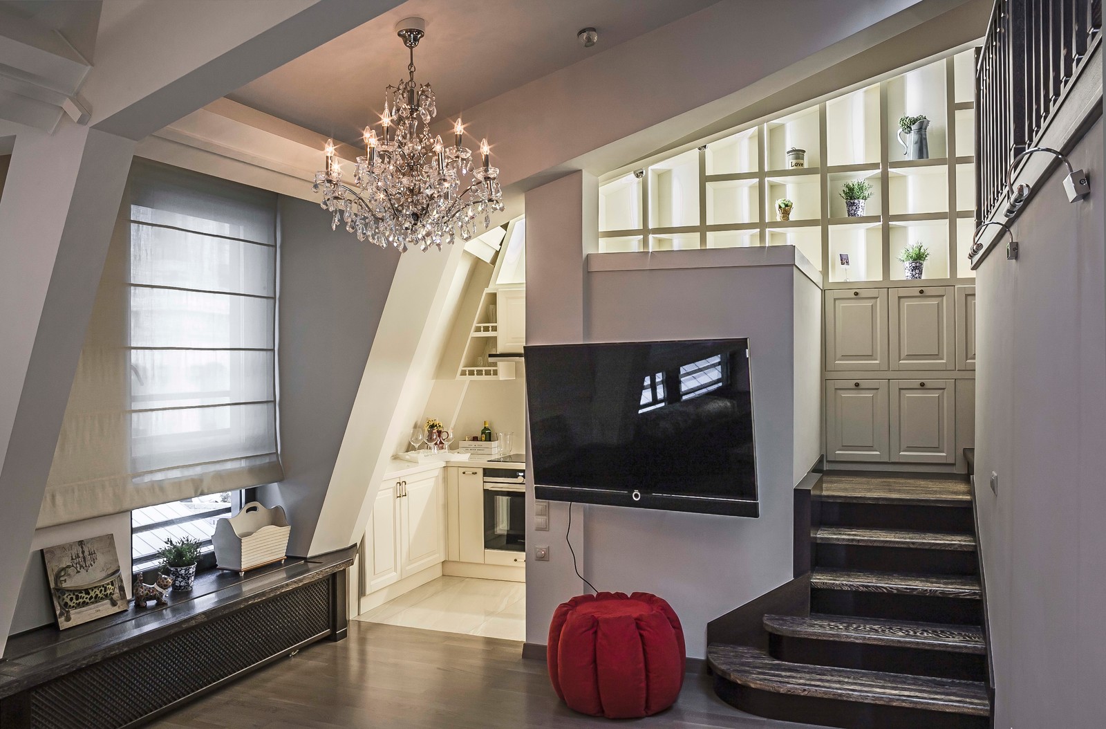 Квартира в мансарде