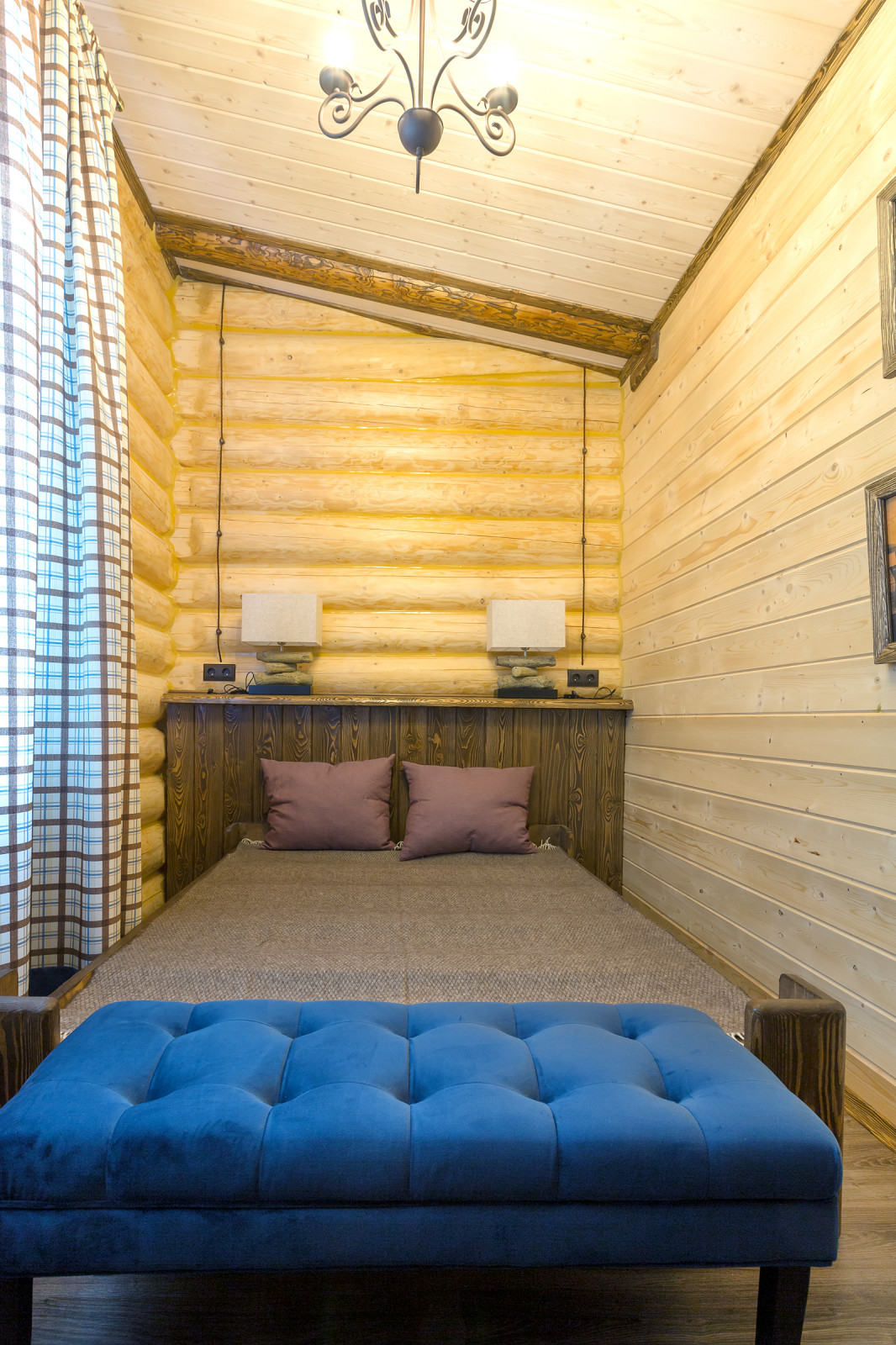 Дизайн и внутренняя отделка дома из бруса