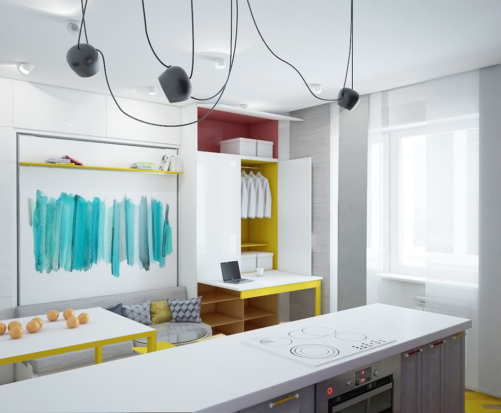 Квартира площадью 24 кв.м. для молодой девушки.