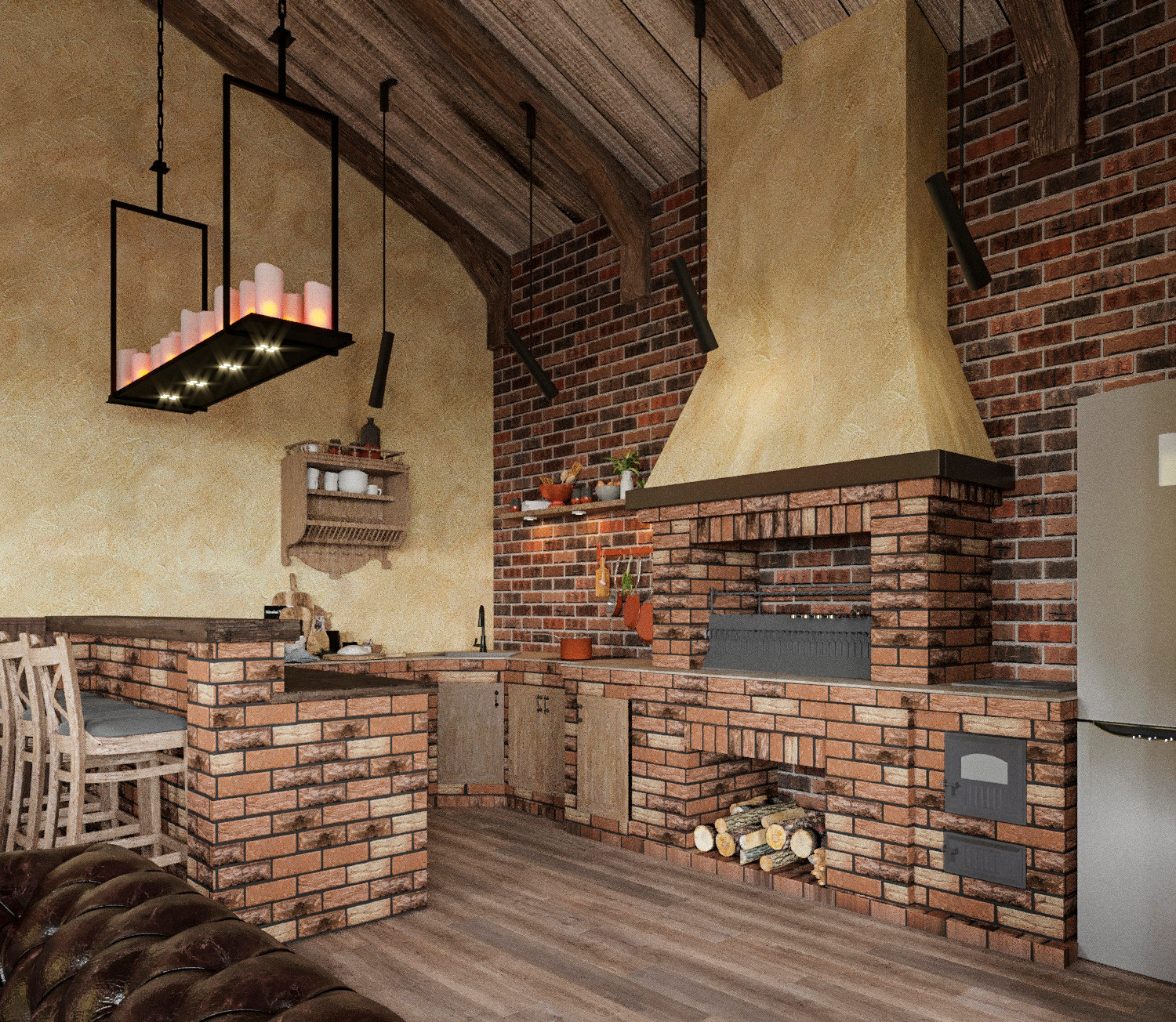 Обложка проекта: Мангальный домик в "Конаково Ривер Клаб"