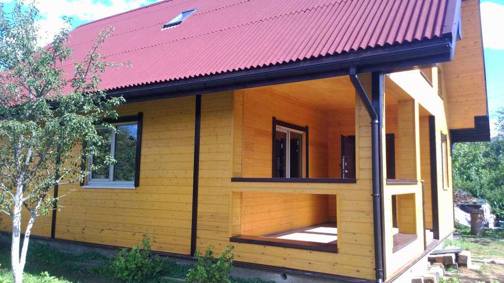 Дом из бруса для бабушки