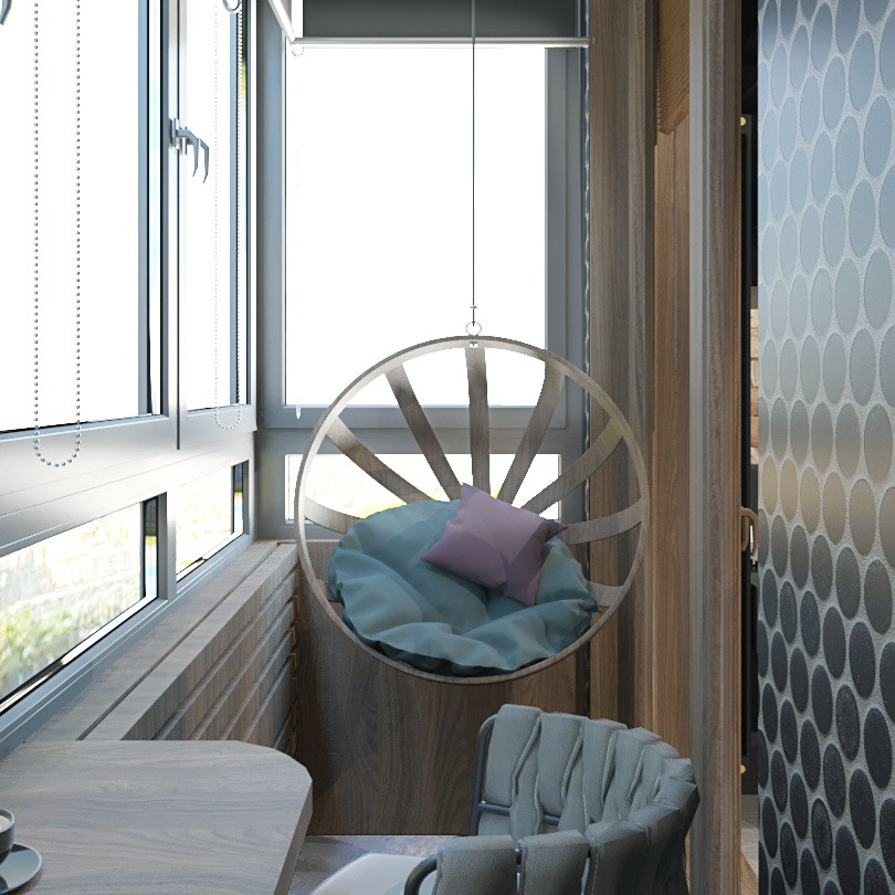 Современная квартира для пары с нотками уютного индастриала