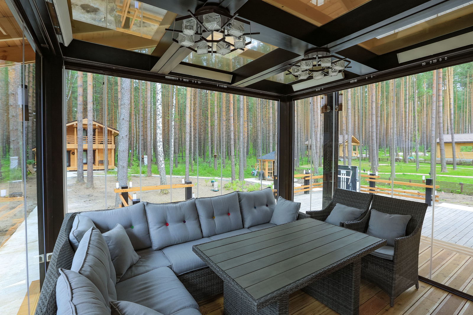 Остекленная терраса "Финский залив"