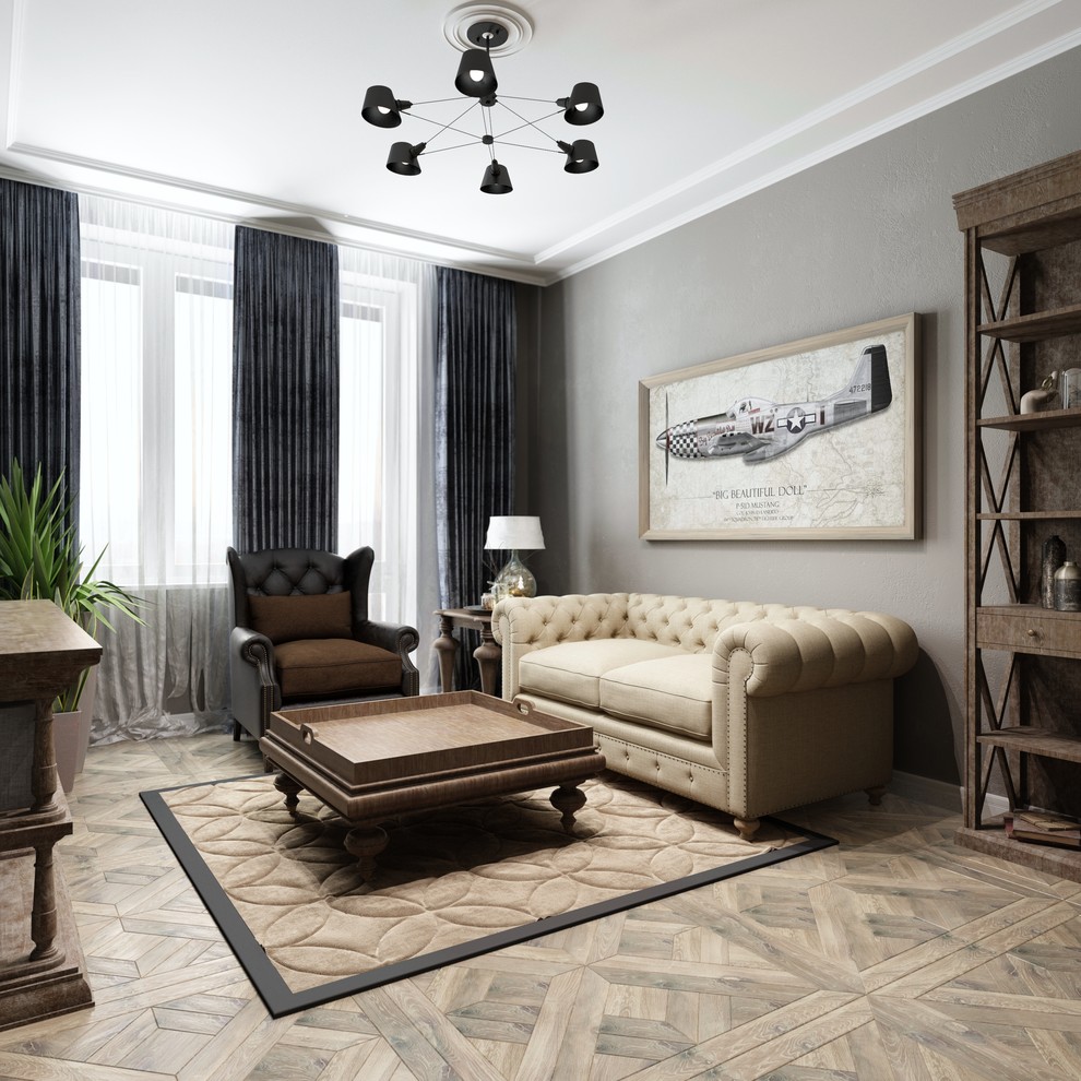 Визуализация лепнины в интерьере