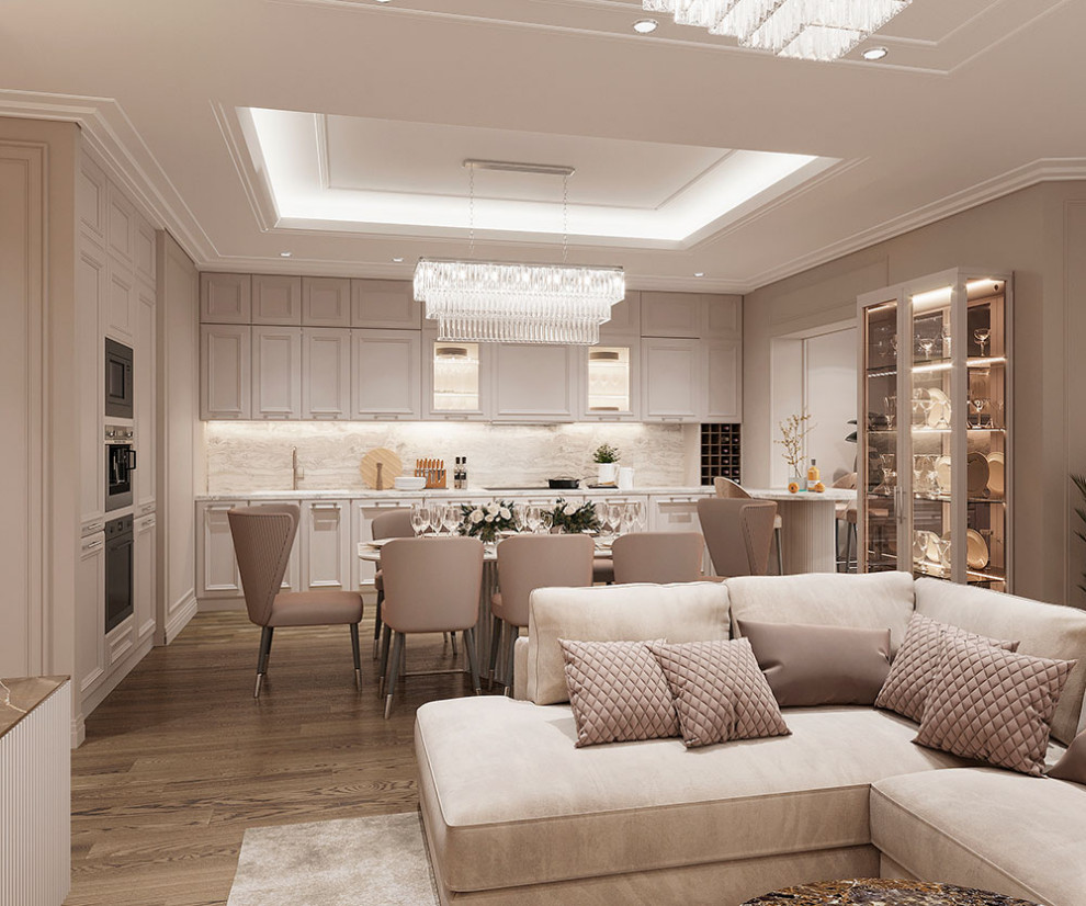 ДИЗАЙН ИНТЕРЬЕРА КВАРТИРЫ В ЖК АНГЛИЙСКИЙ КВАРТАЛ, 130 КВ.М.