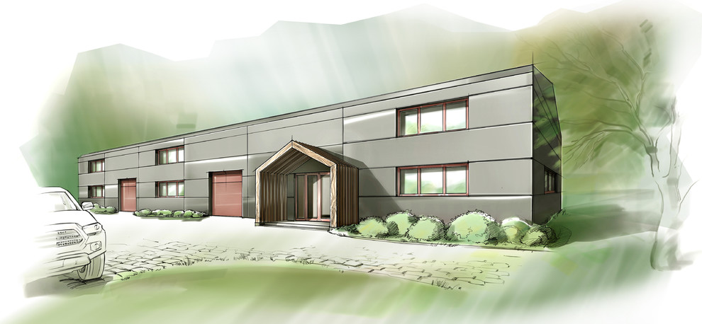 Обложка проекта: Скетч реконструкции мастерской, Беларусь.