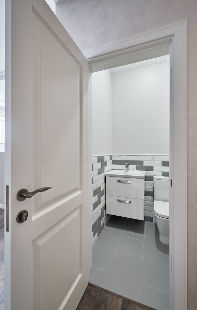 Белые Кантри в классическом интерьере