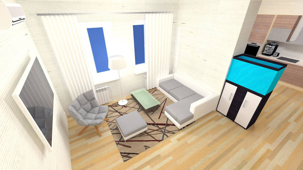 Технический проект четырехкомнатной квартиры. Площадь 127 кв. м