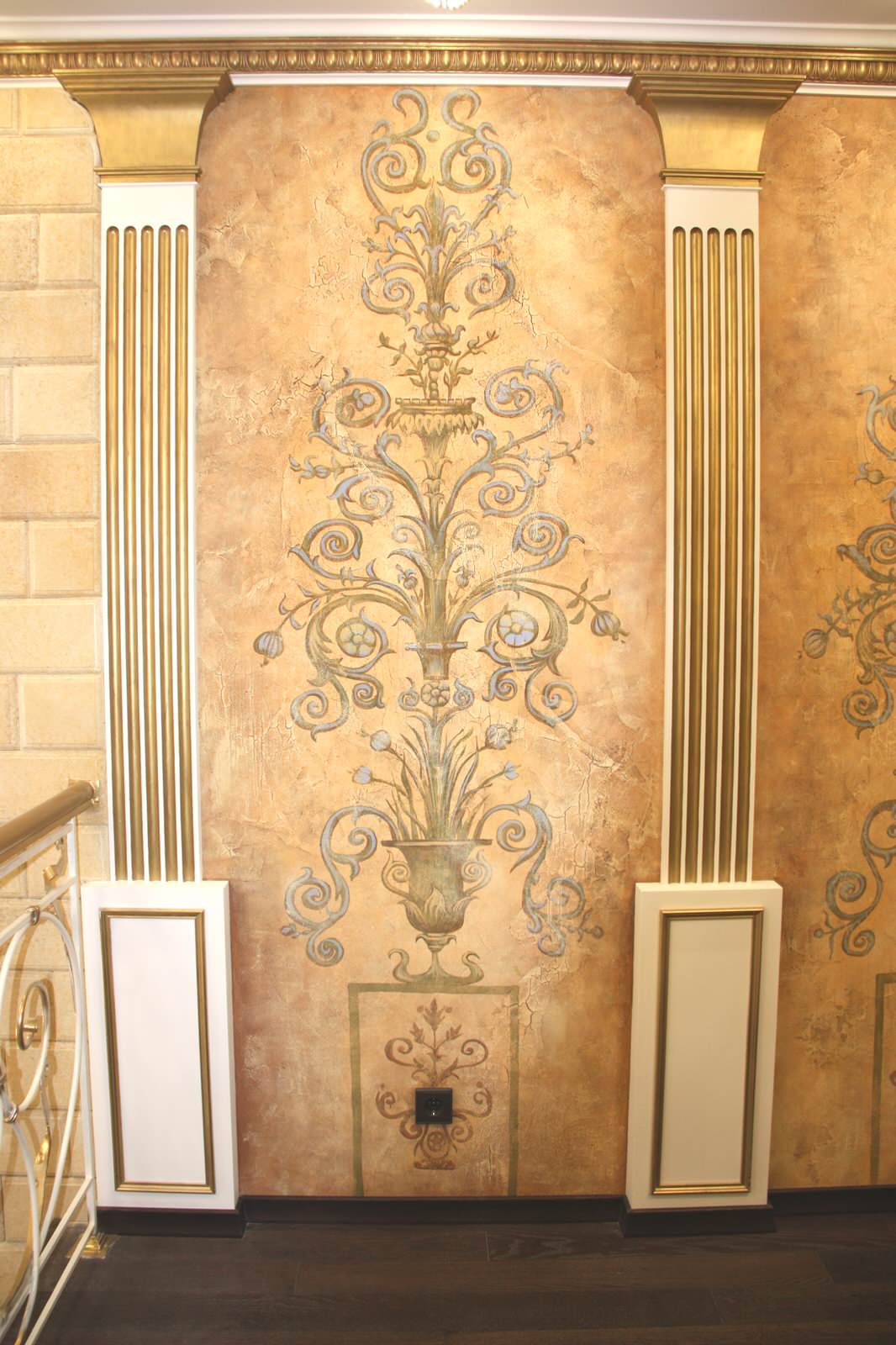 Роспись стен в интерьере