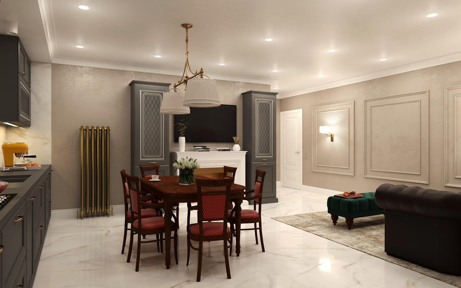 Дизайн квартиры в ЖК "Феникс" г. Самара