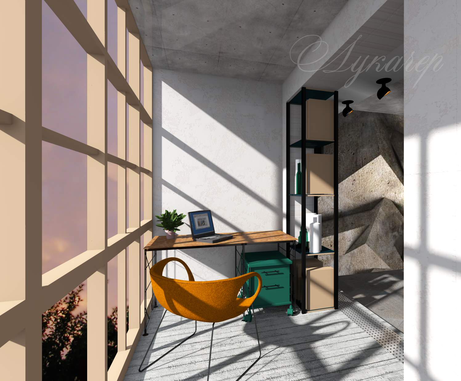 Квартира в стиле лофт