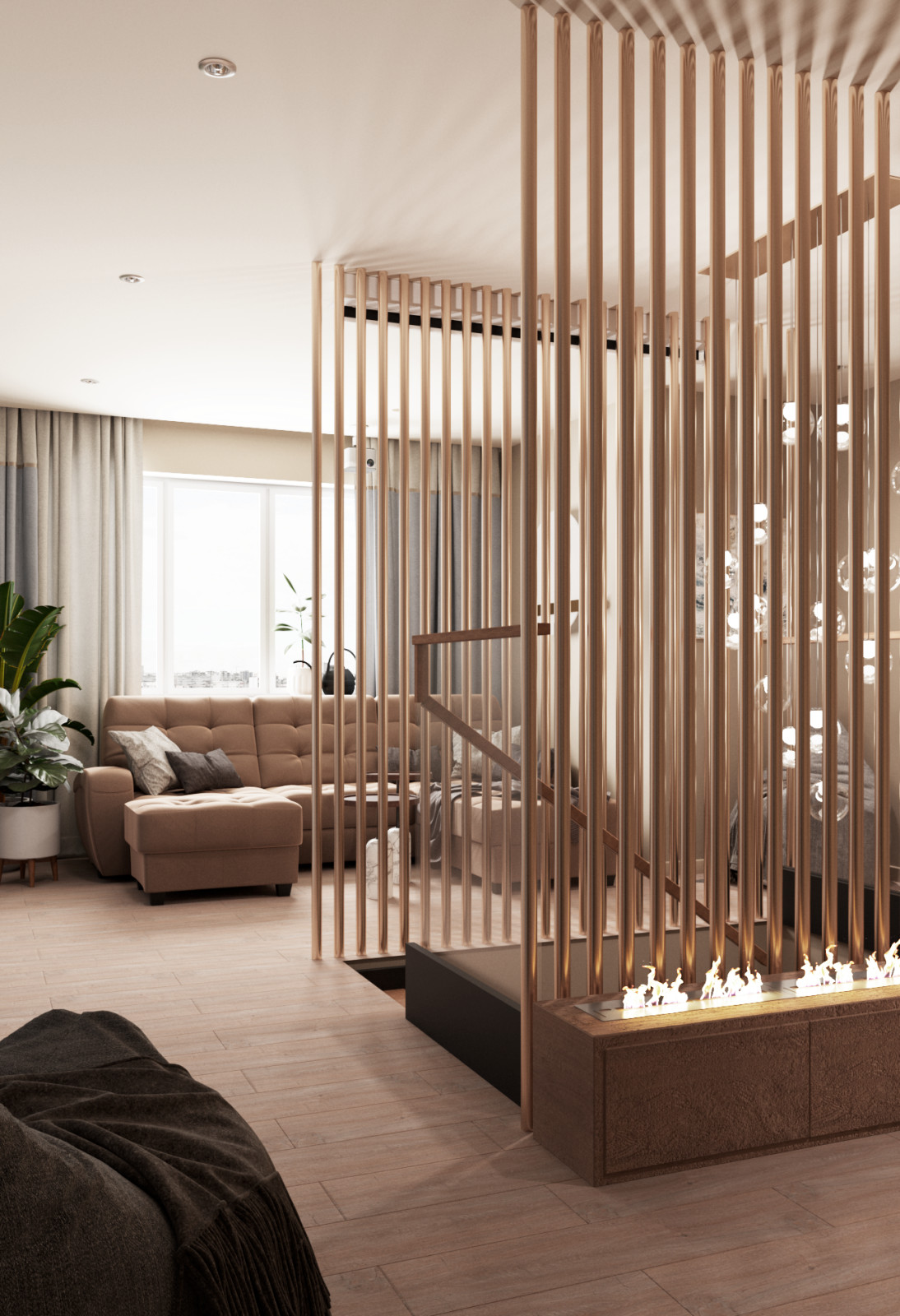 Квартира 200 м² у парка Царицыно (2 этаж)