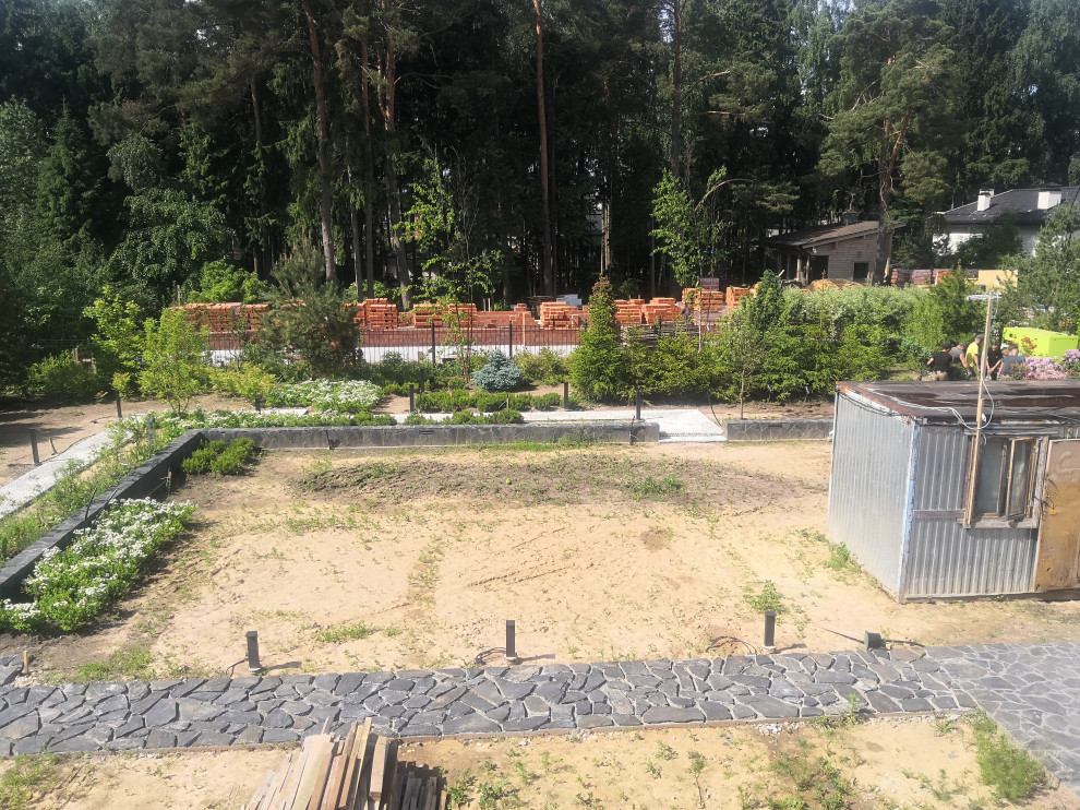 Landscape design of the territory (Moscow region)