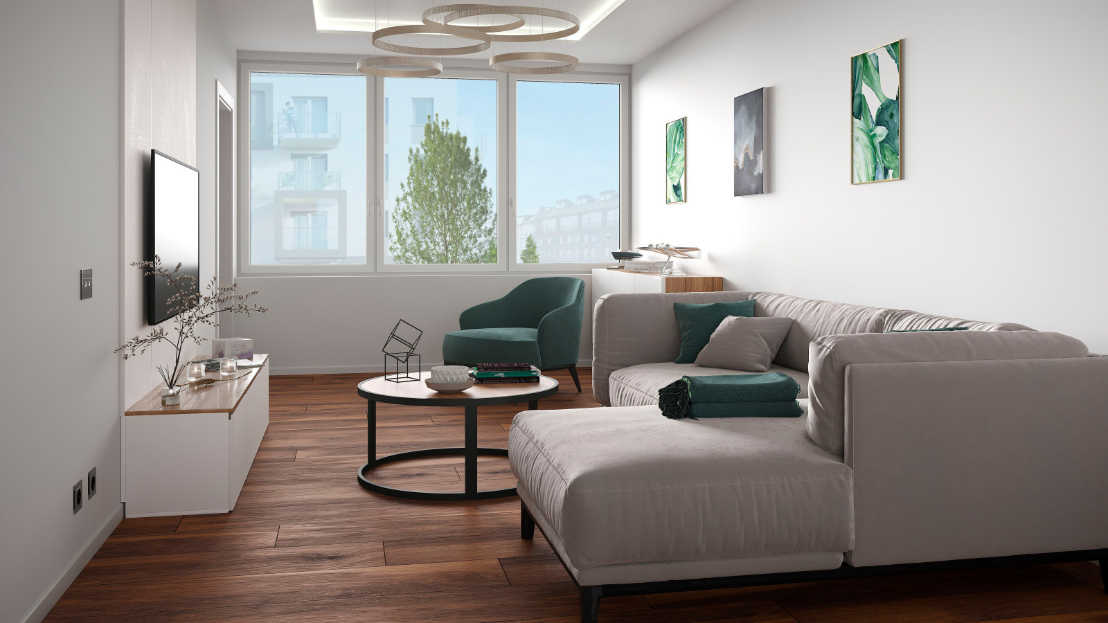 Maisonette-Wohnung mit Wendeltreppe