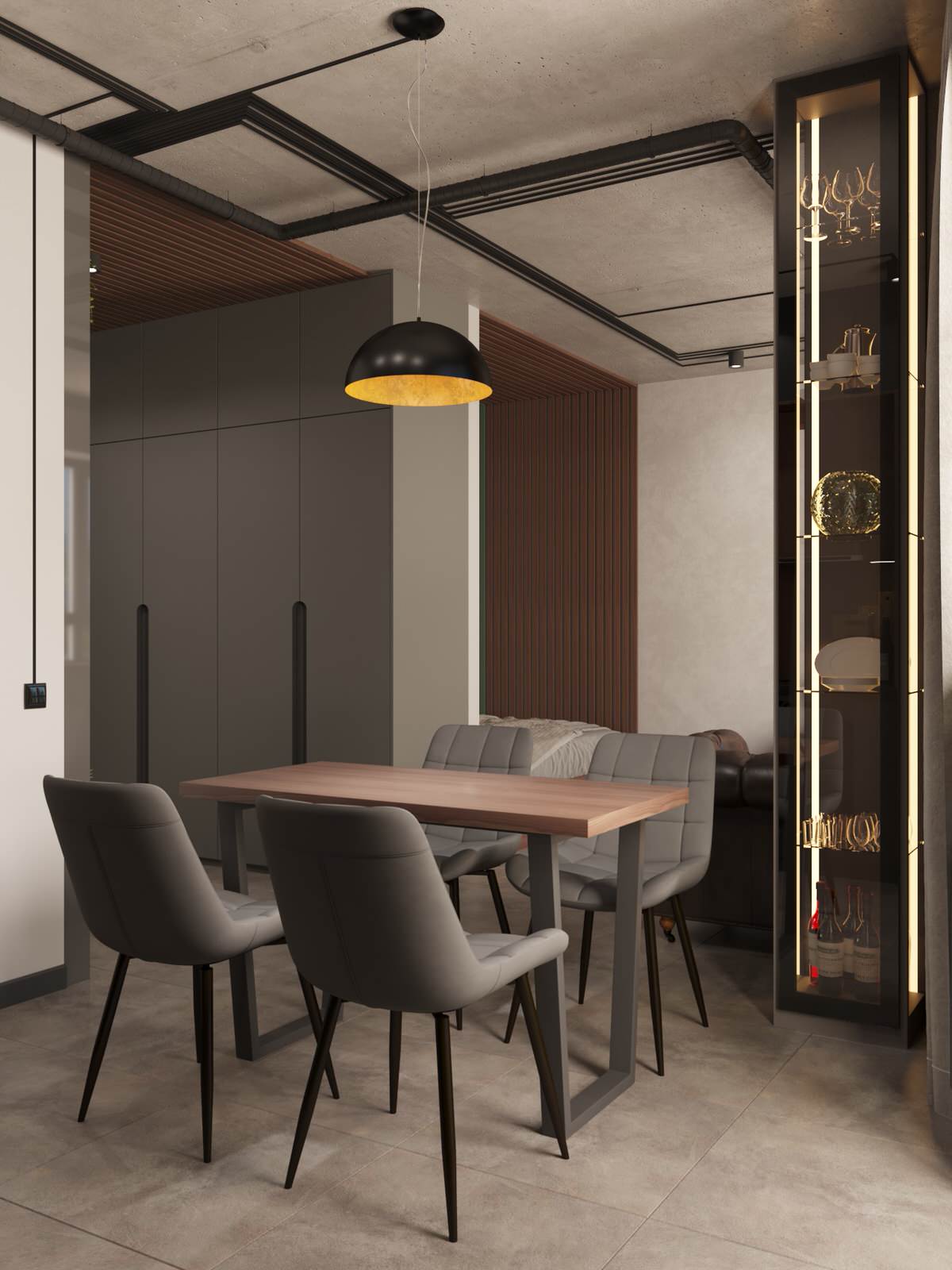 Квартира в стиле лофт