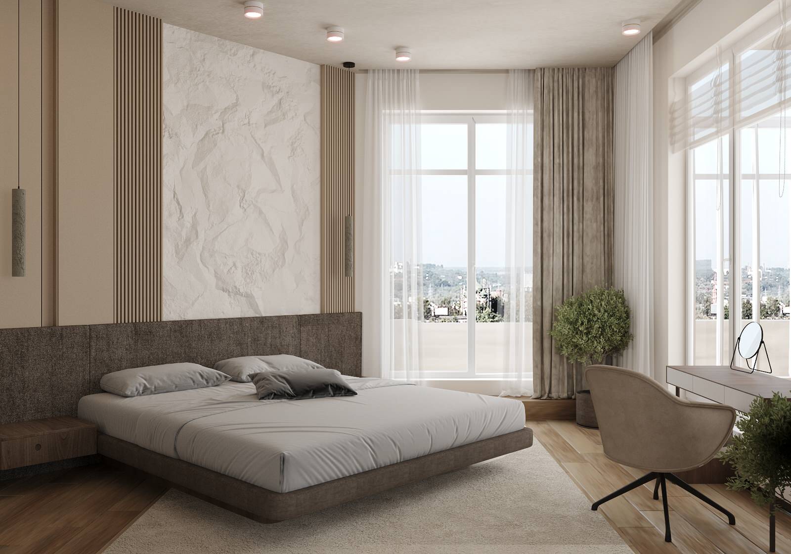 Двухуровневая квартира в Курске