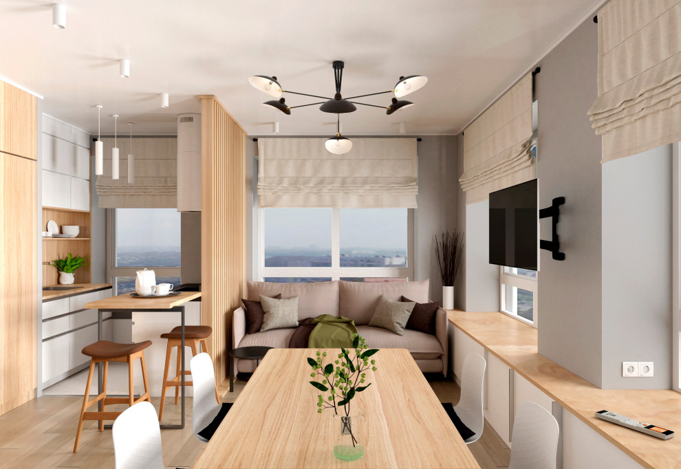 Проект квартиры в скандинавском стиле