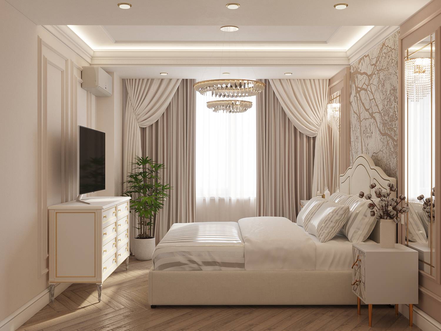Классический интерьер 90 м2