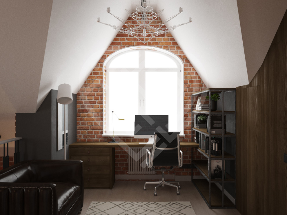 Дизайн интерьера коттеджа в стиле Лофт в Москве