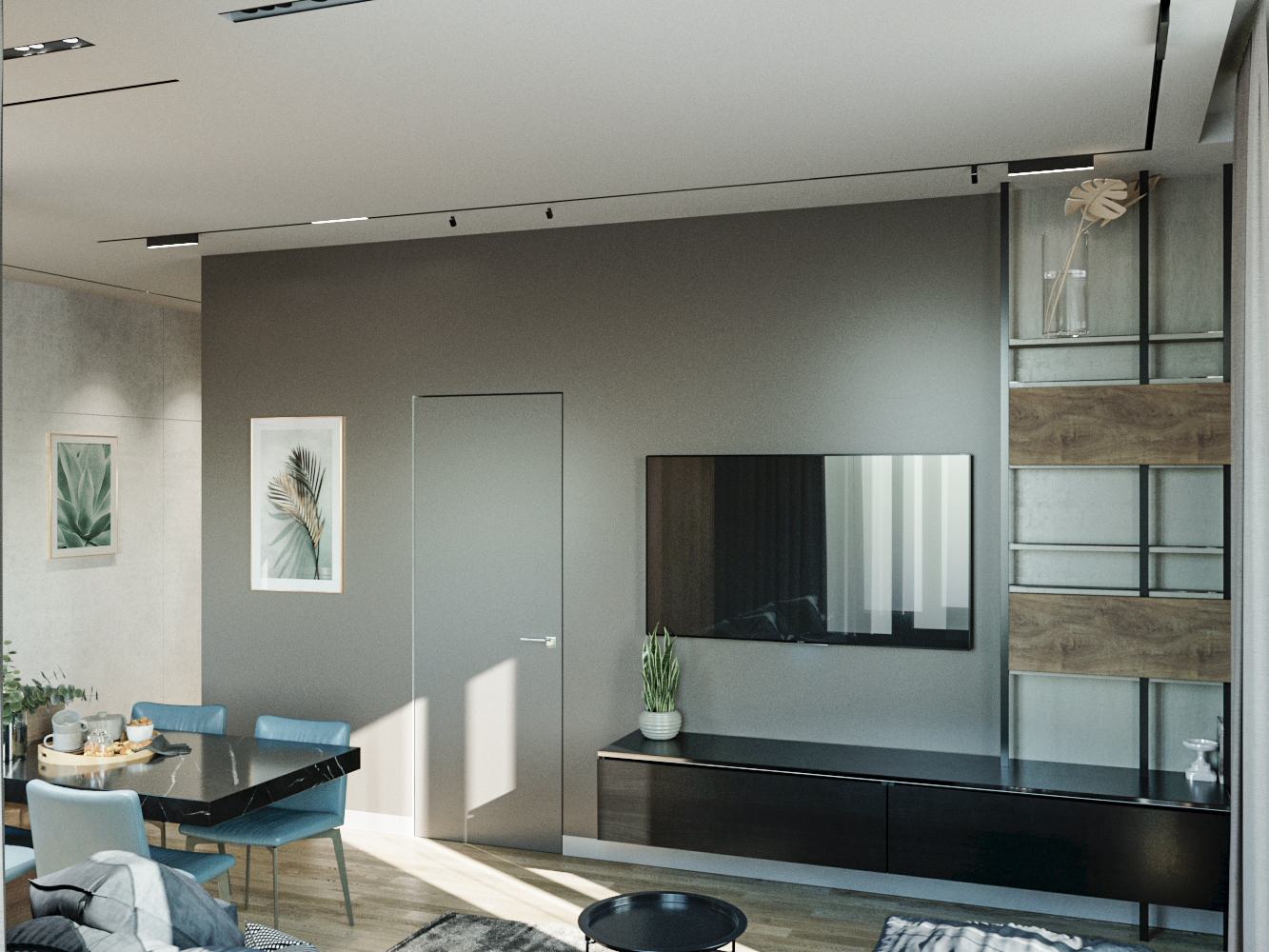 Роскошная квартира в ЖК "Пресня сити", площадью 65 кв. м