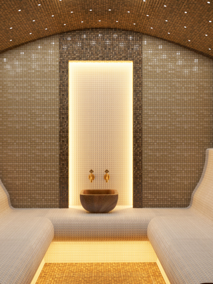 Обложка проекта: Бассейн и хаммам в деревянном доме