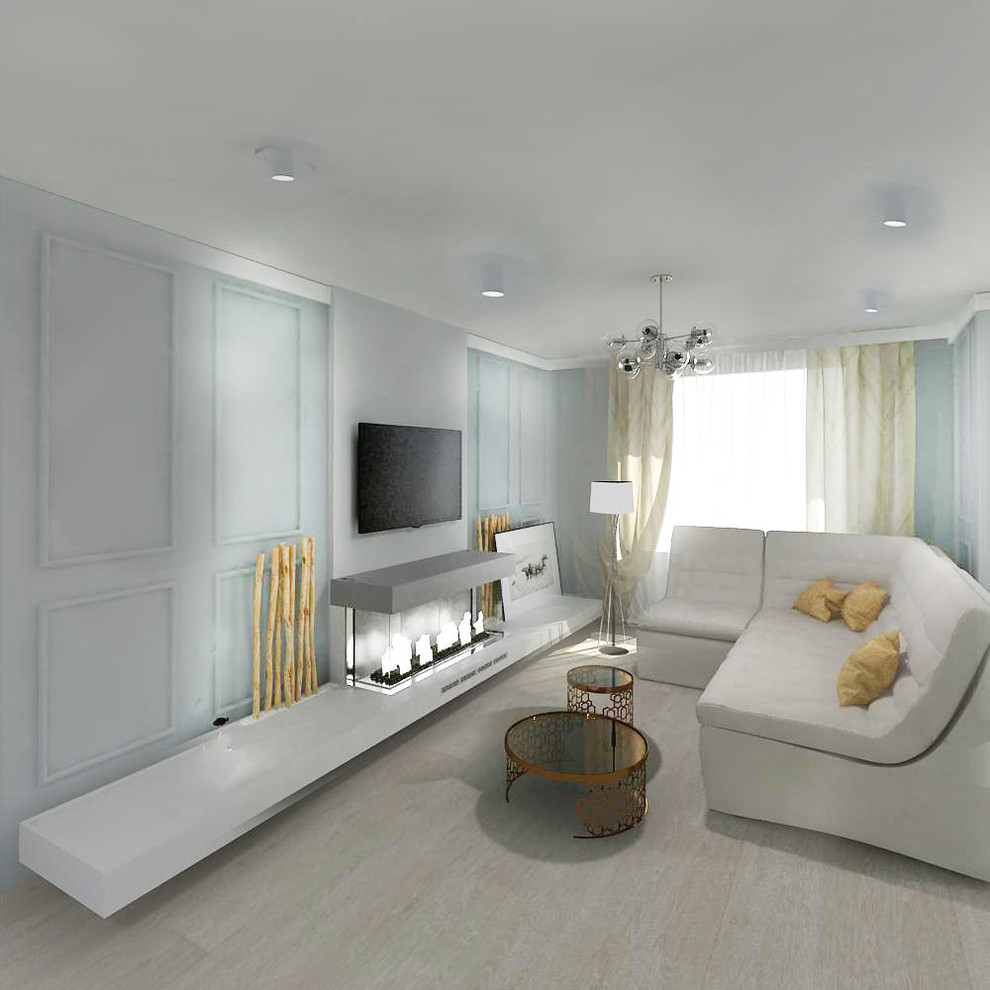 Проект 4-х комнатной квартиры в  ЖК "Московский квартал"