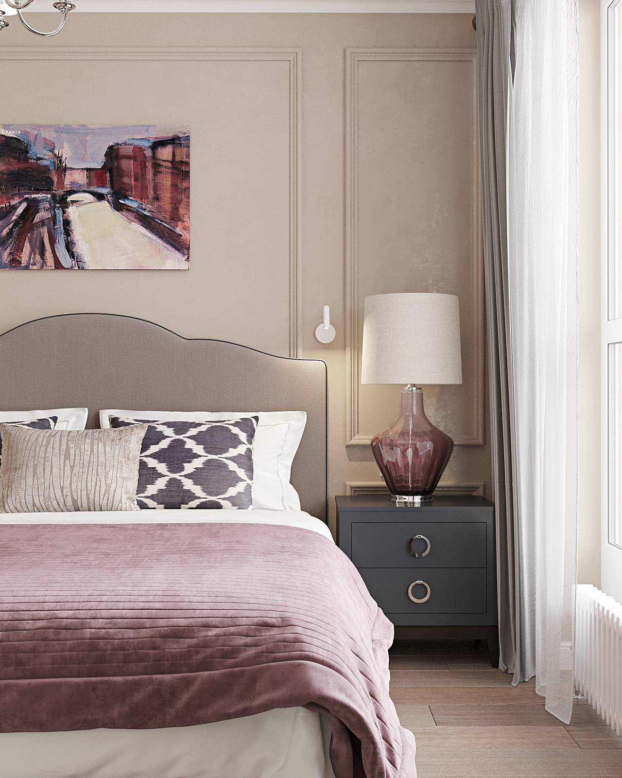 Современный интерьер с классическими элементами