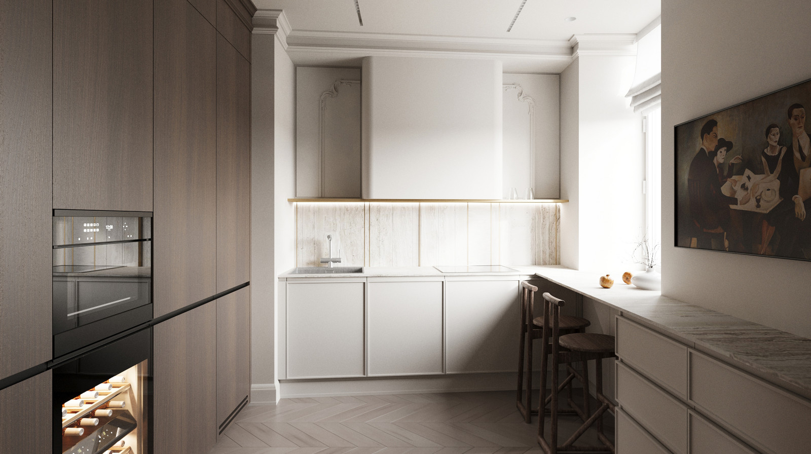 Квартира 120м2 на Фрунзенской Набережной