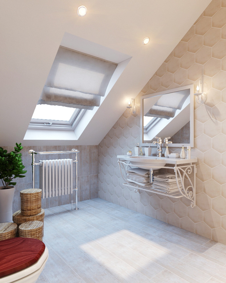 Ванная комната мансарда