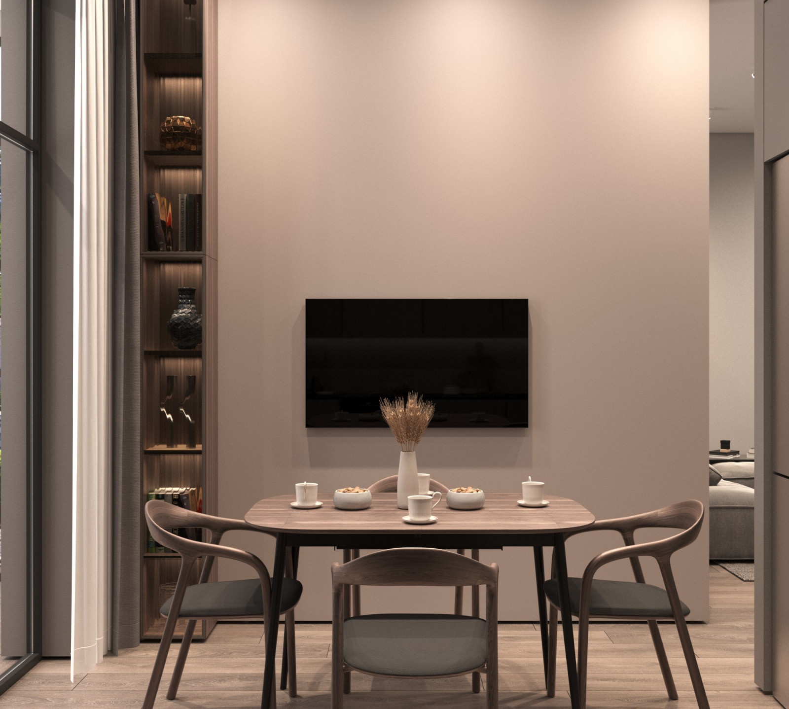 Дизайн-проект квартиры 46м2. Минимализм