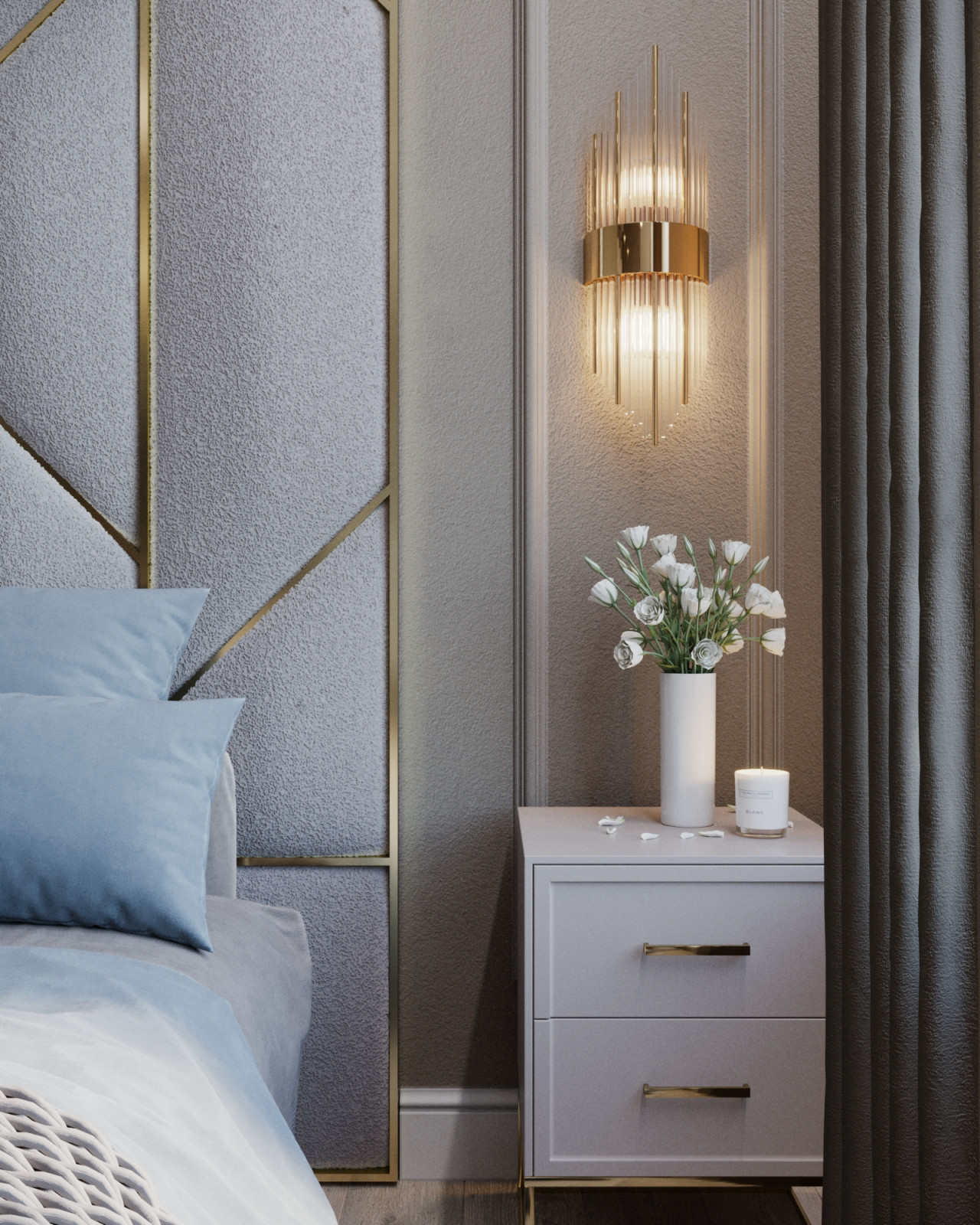 Квартира 50 кв.м. в стиле Неоклассика