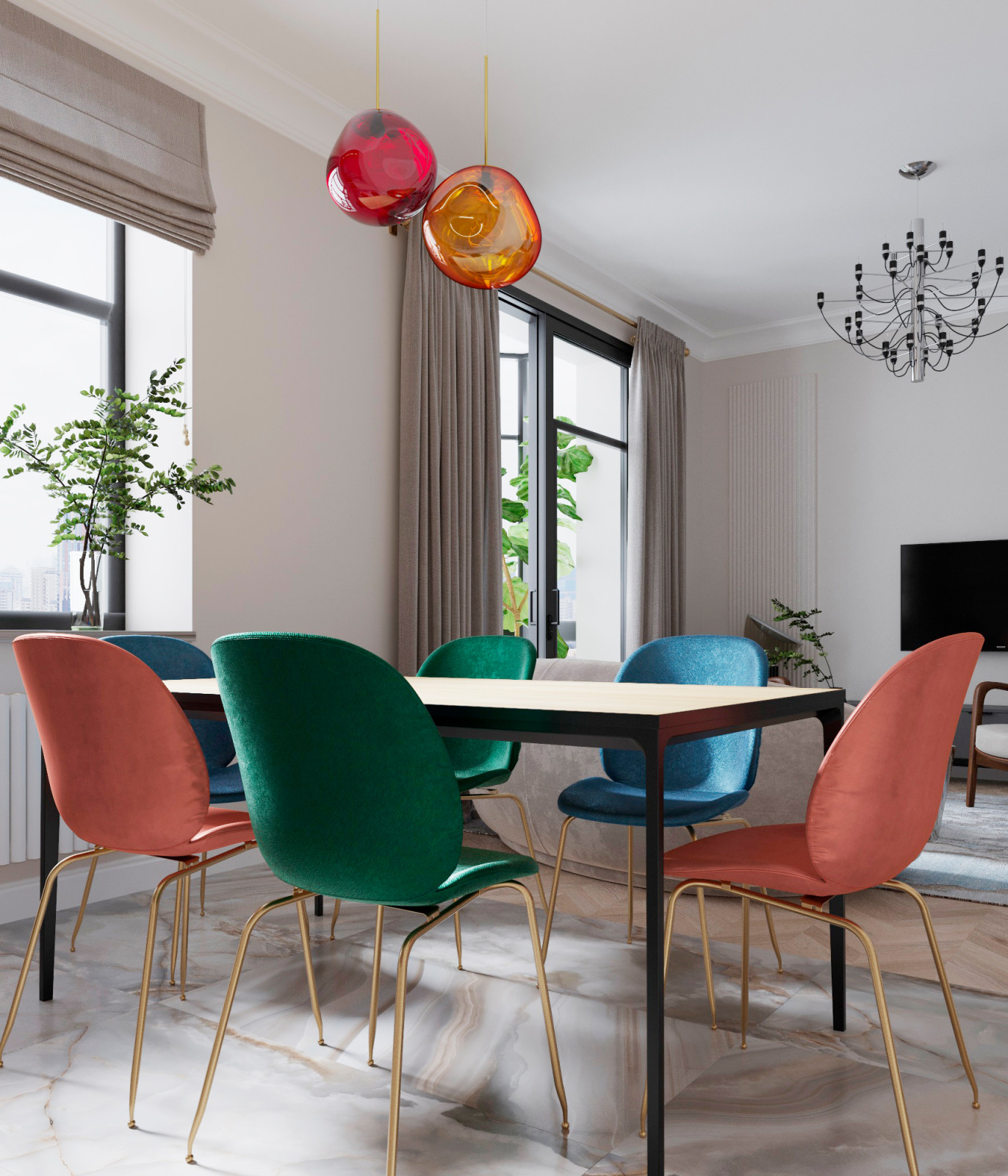 КВАРТИРА В НЕОКЛАССИЧЕСКОМ СТИЛЕ