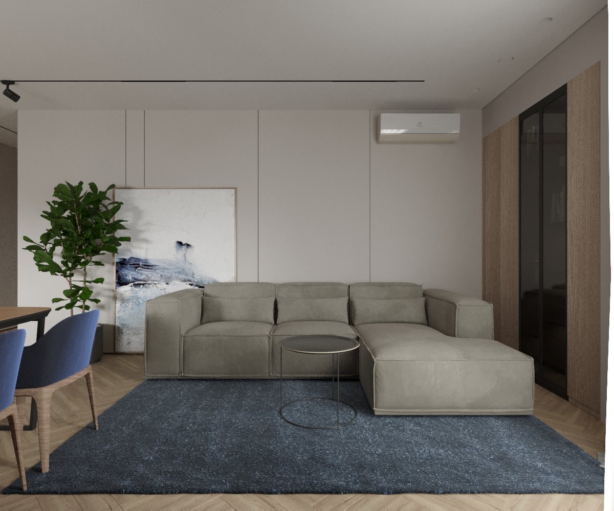 Обложка проекта: 3х Комнатная квартира на Павловского