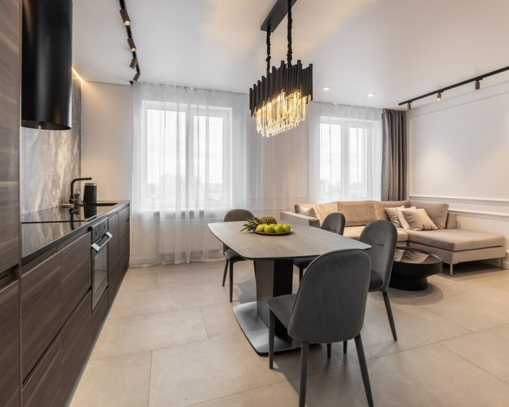 Квартира в серых тонах