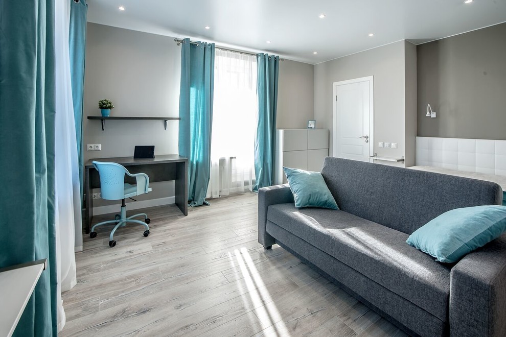 Реализованный проект квартиры-студии