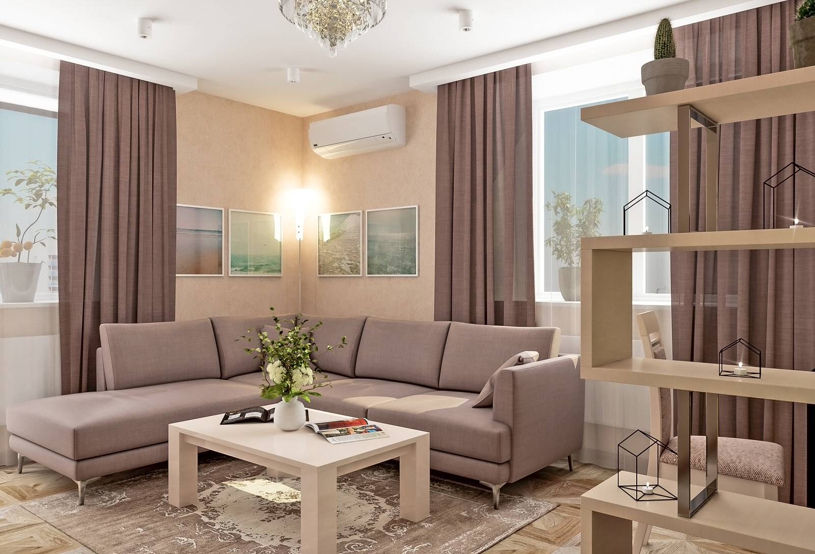 Дизайн-проект 2-х комнатной квартиры