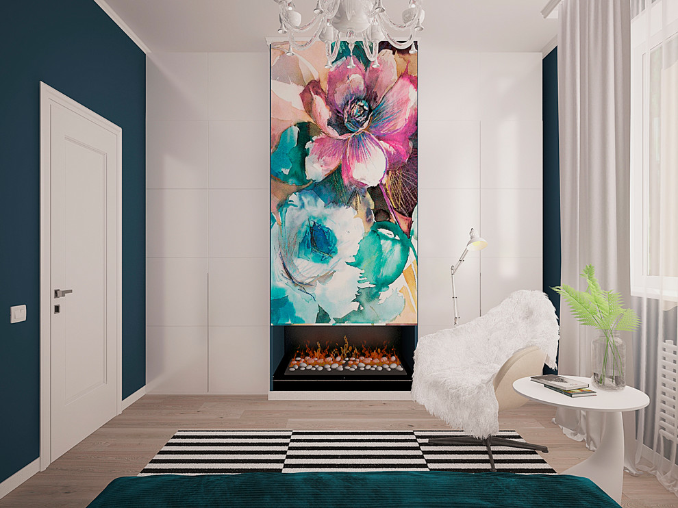 Обложка проекта: Спальня родителей в таунхаусе Сабурово парк