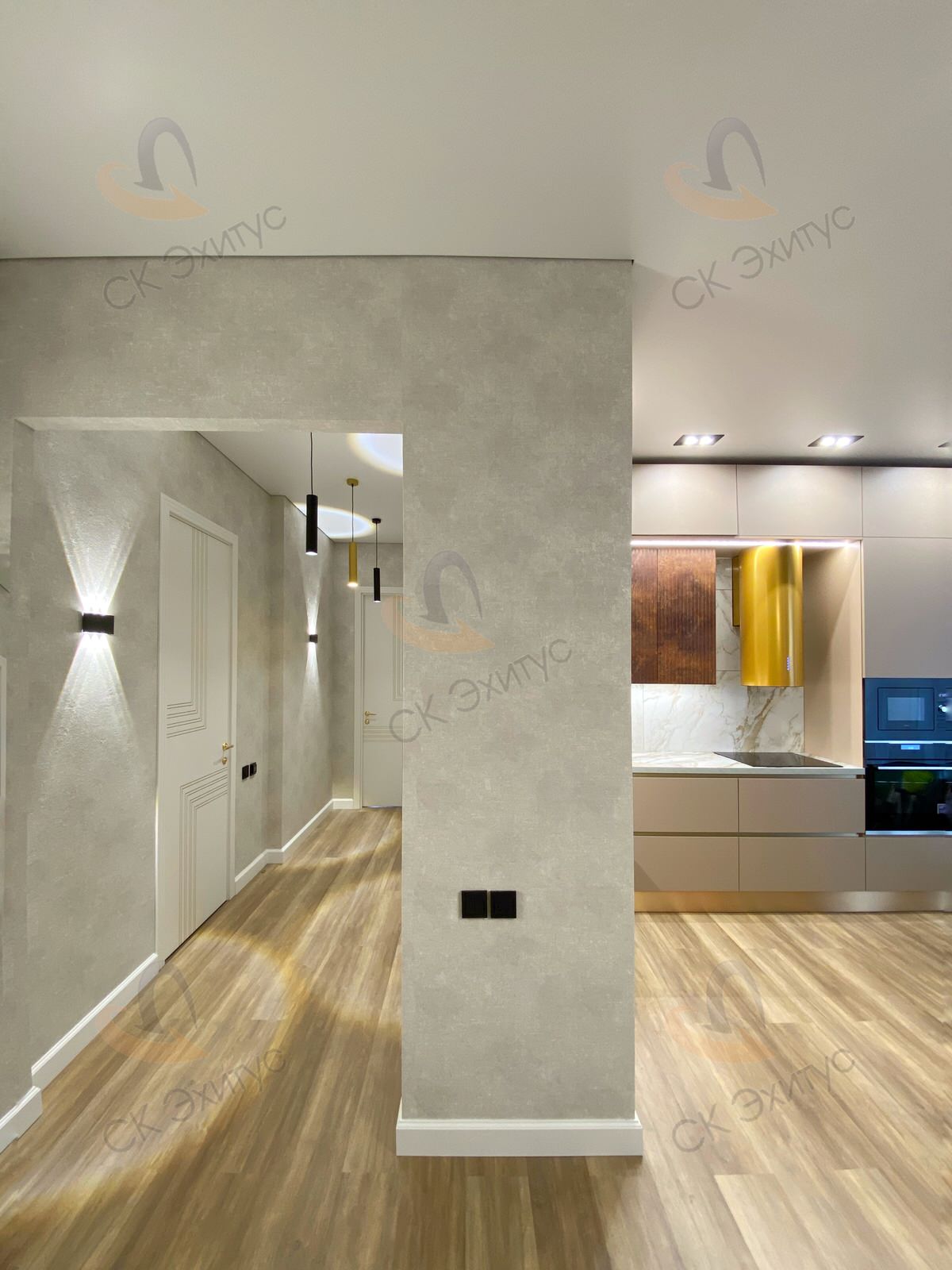 Ремонт 3-х комнатной квартиры в жилом комплексе "Duderhof Club"