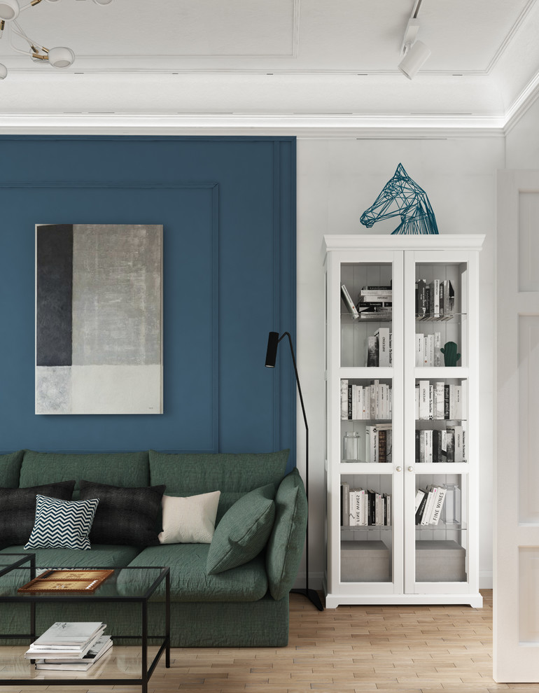 Белая квартира в сталинке с элементами лофта