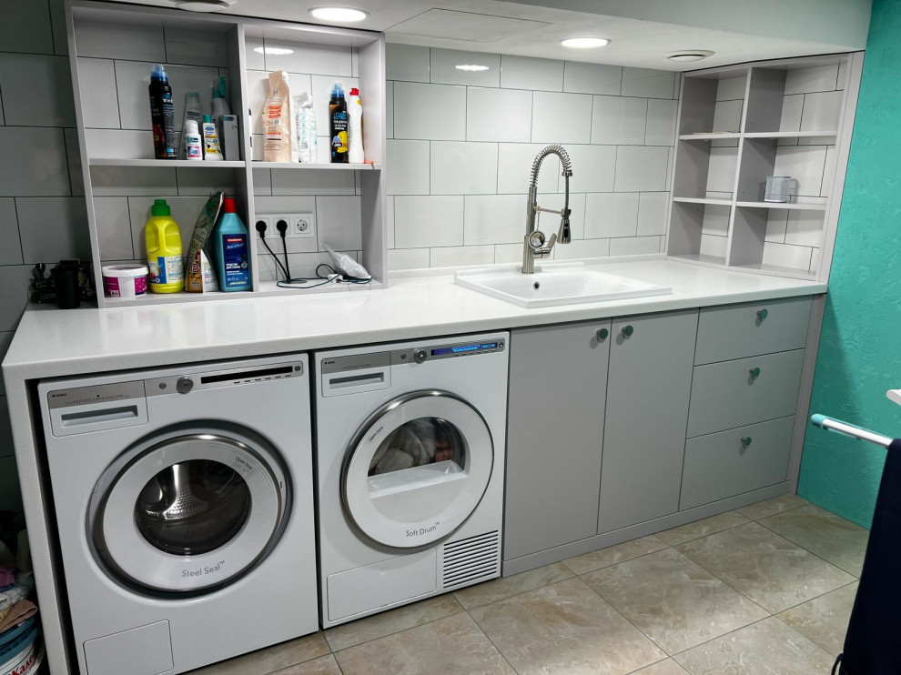 Постирочная в современном котедже