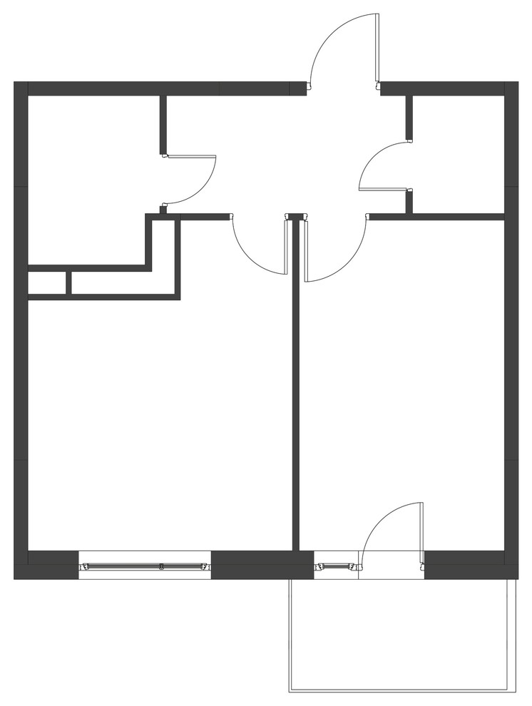Flat 35 square meter