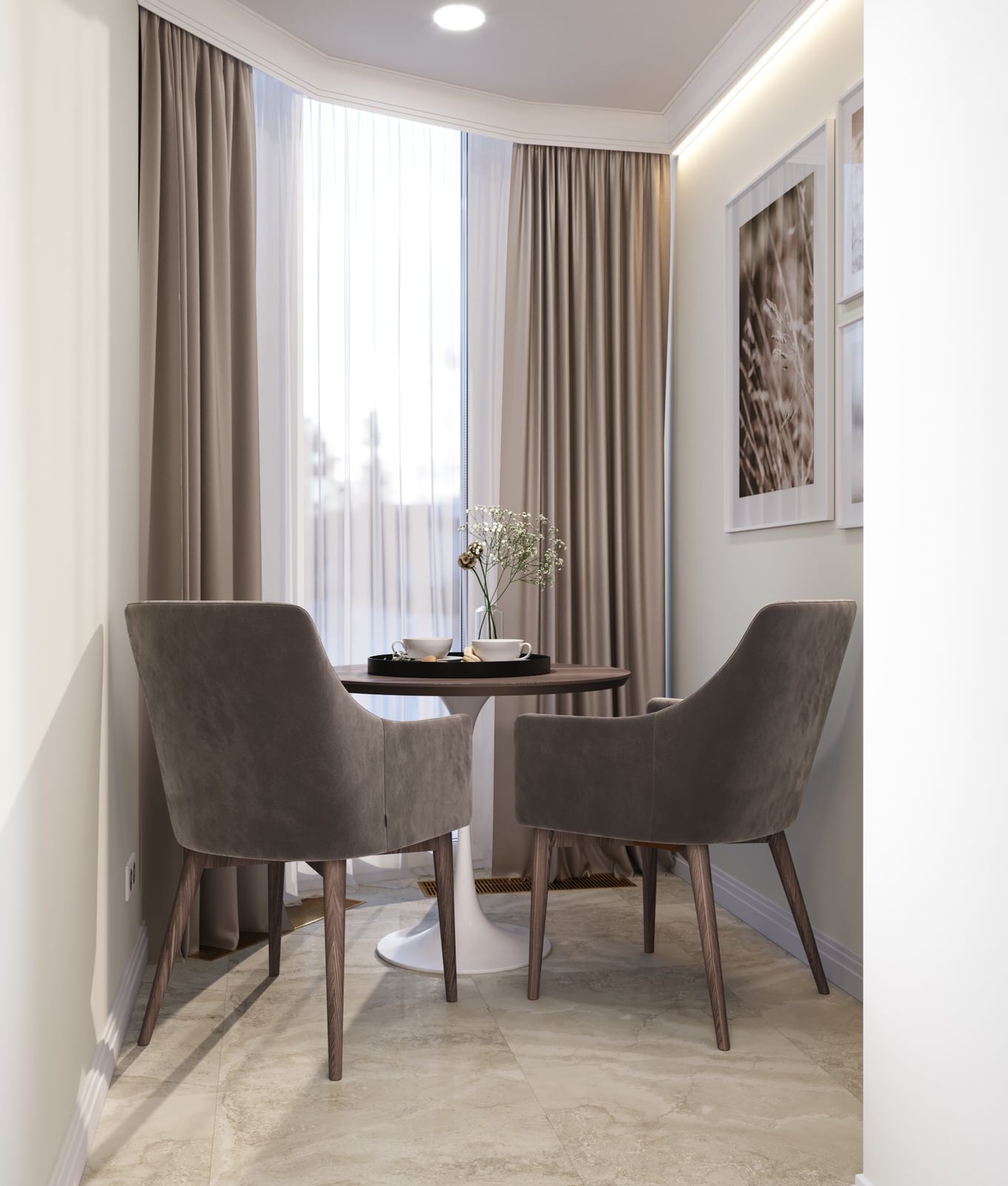 Монохромная однушка