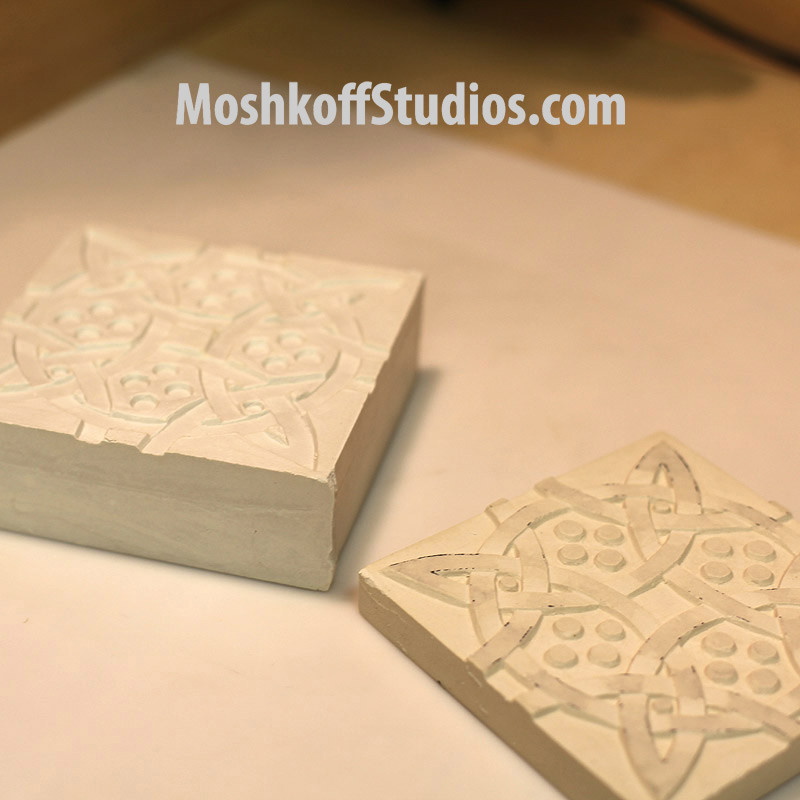 процесс изготовления плитки ручной работы