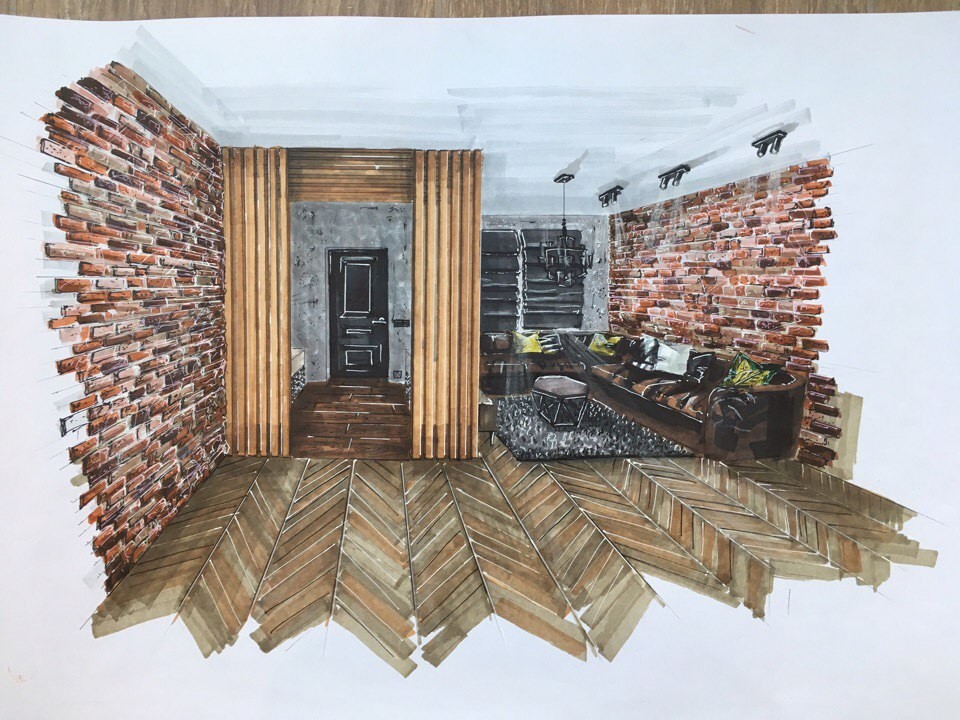 Обложка проекта: Таун-хаус в стиле лофт