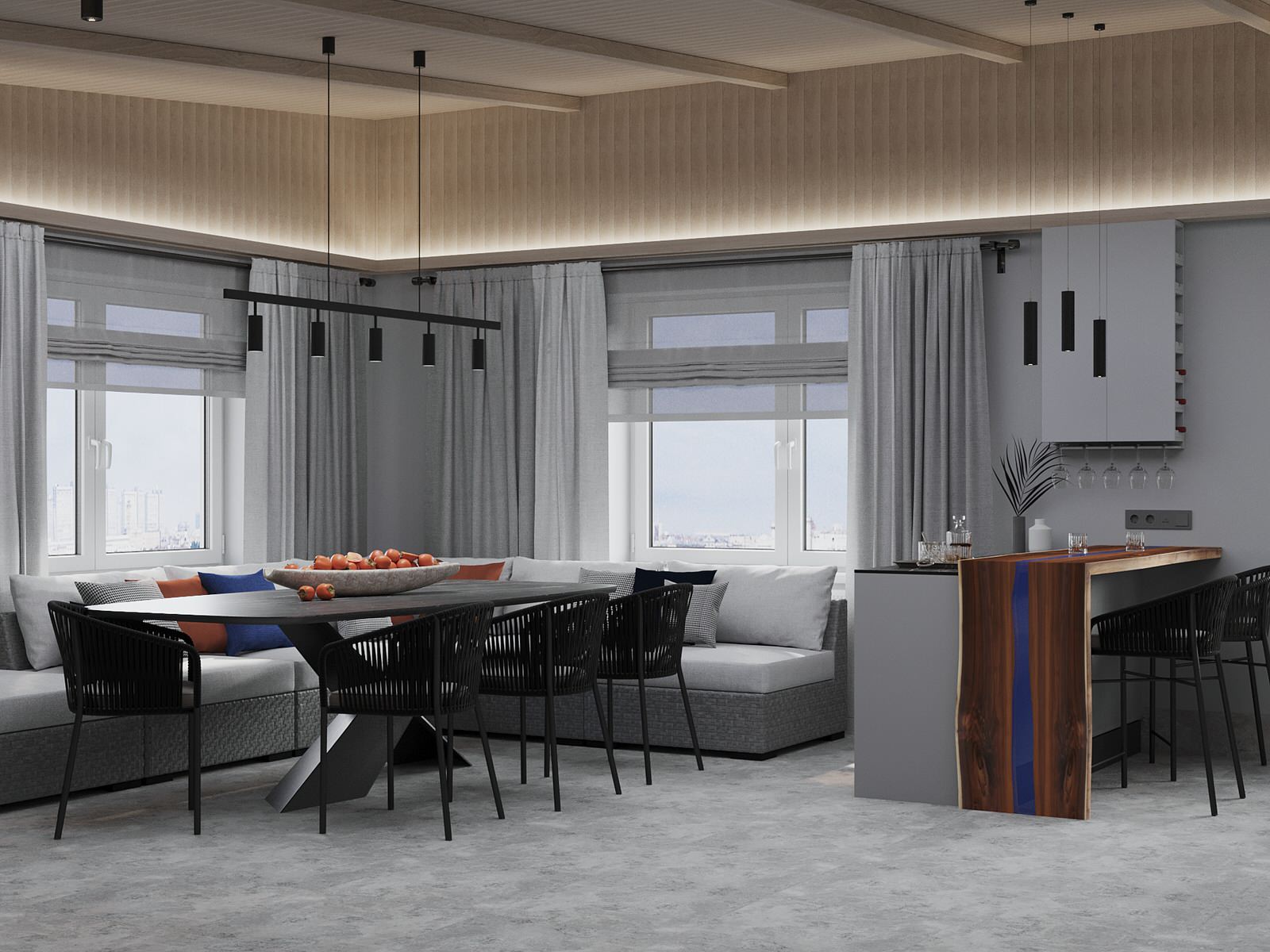 Комната отдыха в сауне